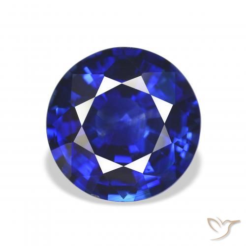 7.03ct 天然 皇家蓝色 蓝宝石, 圆形的, VS