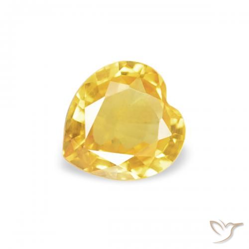 0.36ct 天然 中金 蓝宝石, 心形, VS