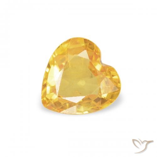 0.39ct 天然 中金 蓝宝石, 心形, VS