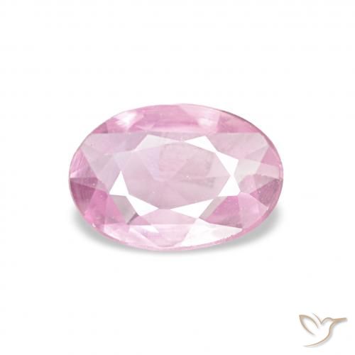 0.40ct 浅紫色 蓝宝石, 椭圆形, VVS