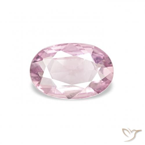 0.33ct 浅粉色 蓝宝石, 椭圆形, VVS