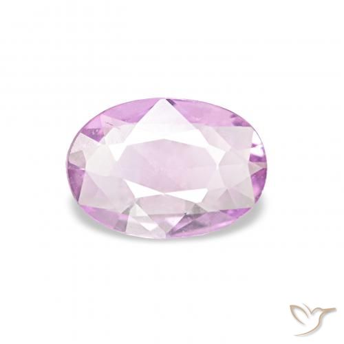 0.32ct 浅粉紫 蓝宝石, 椭圆形, VVS
