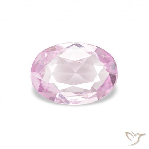 0.43ct 浅紫色-粉色 蓝宝石, 椭圆形, VVS