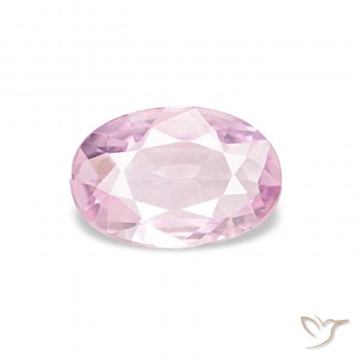 0.42ct 浅粉色 蓝宝石, 椭圆形, VS