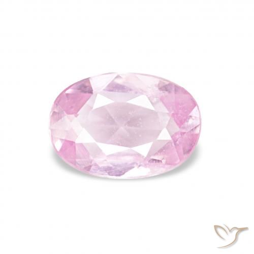 0.52ct 浅粉色 蓝宝石, 椭圆形, VS