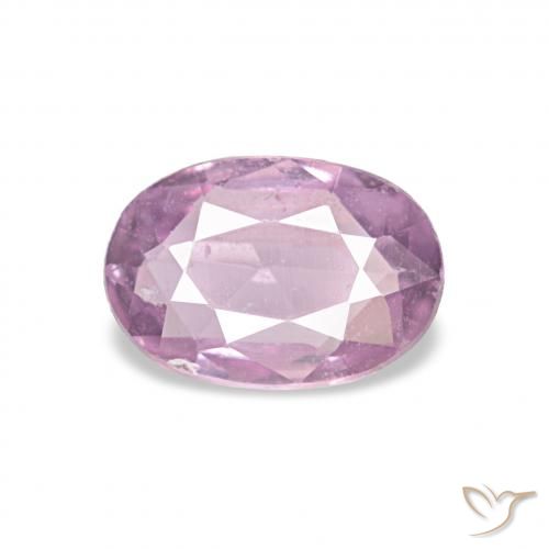 0.53ct 粉紫色 蓝宝石, 椭圆形, VS