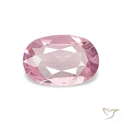 0.43ct 浅粉色 蓝宝石, 椭圆形, VVS