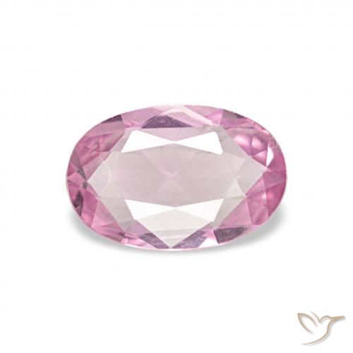 0.48ct 泡泡糖粉色 蓝宝石, 椭圆形, VVS