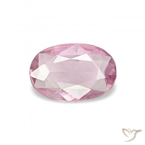 0.33ct 浅粉色 蓝宝石, 椭圆形, VVS