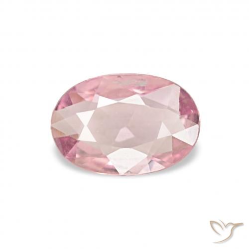 0.38ct 玫瑰粉色 蓝宝石, 椭圆形, VVS