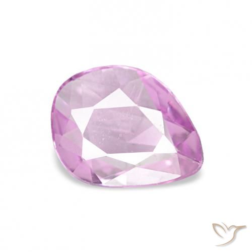 0.59ct 淡粉紫紫 蓝宝石, 花式切割, VVS