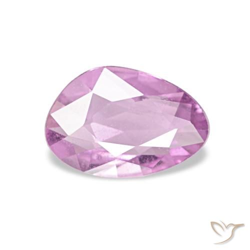 0.53ct 紫粉红 蓝宝石, 花式切割, VS