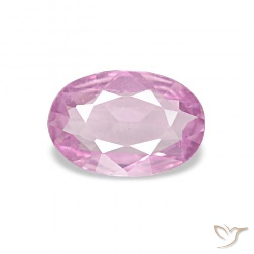 0.43ct 紫粉红 蓝宝石, 椭圆形, VVS-VS