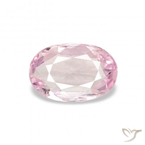 0.38ct 非常浅的粉红色 蓝宝石, 椭圆形, VS