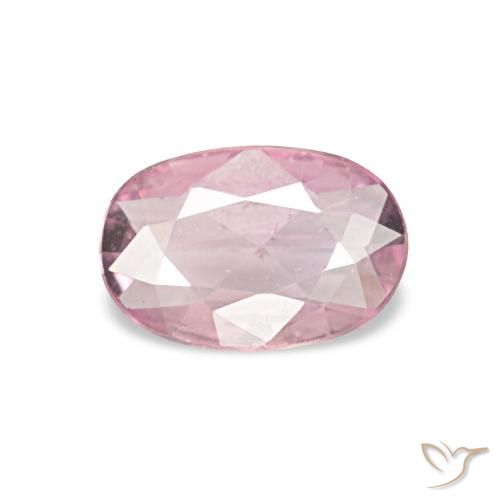 0.34ct 浅粉色 蓝宝石, 椭圆形, VS