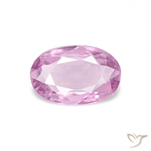 0.39ct 浅紫色 蓝宝石, 椭圆形, VVS-VS