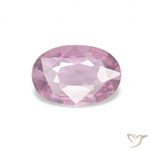 0.39ct 紫粉红 蓝宝石, 椭圆形, VVS-VS