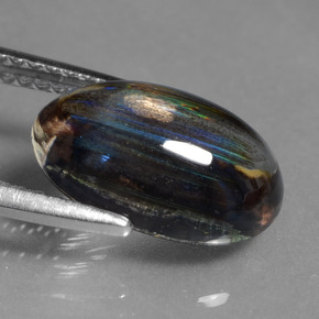 3.55克拉天然方舟石，椭圆形切割，透明