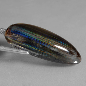 15.08克拉天然方舟石，梨形，透明