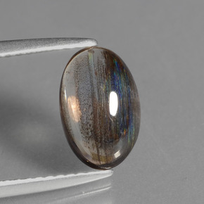 1.84克拉天然方舟石，椭圆形切割，透明