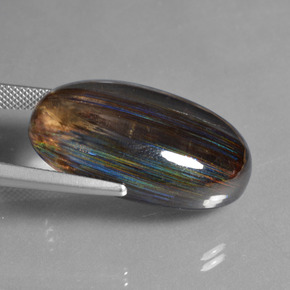 45.72克拉天然方舟石，椭圆形切割，透明