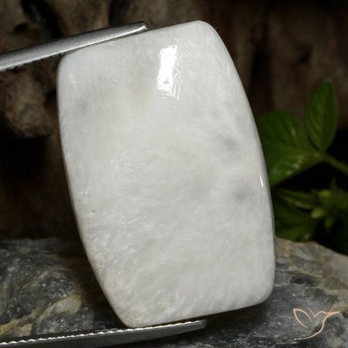 18.97ct 天然 浅灰白色 硅藻土, 花式切割, 不透明