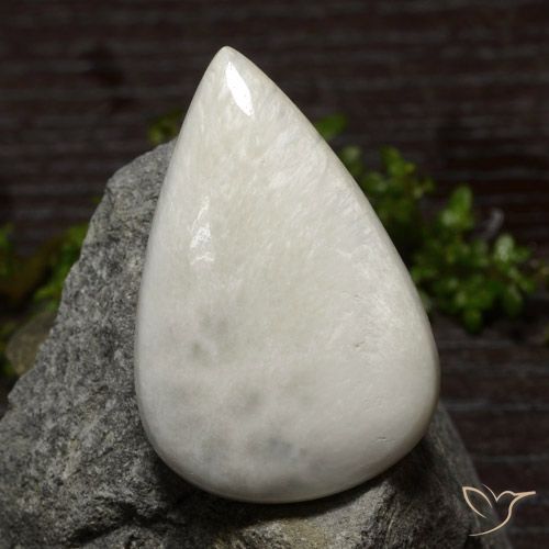 28.69ct 天然 乳白色 硅藻土, 梨形, 不透明