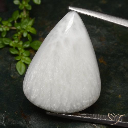 20.87ct 天然 浅白色 硅藻土, 梨形, 不透明
