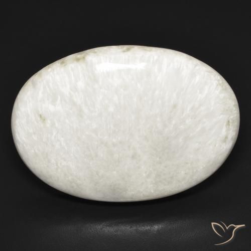 25.44ct 天然 浅白色 硅藻土, 椭圆形, 不透明