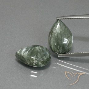10.07ctw 天然 中绿色 绿龙晶, 梨形, 不透明