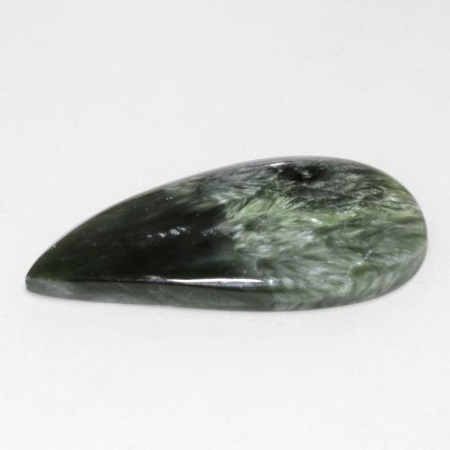 10.98克拉天然绿色绿泥石，异形，30×14.3毫米，不透明