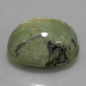 7.68克拉天然绿色蛇纹石，椭圆形切割，15.6×11.6毫米，不透明