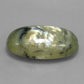 9.95克拉天然绿色蛇纹石，椭圆形切割，22×12.7毫米，不透明
