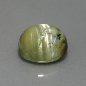 2.93克拉天然绿色蛇纹石，椭圆形切割，10.2×8.7毫米，不透明
