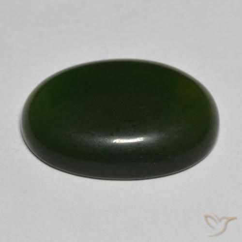12.91克拉天然蛇纹石，椭圆形，半透明