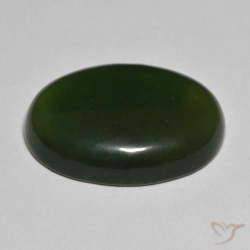20.12克拉天然蛇纹石，椭圆形，半透明
