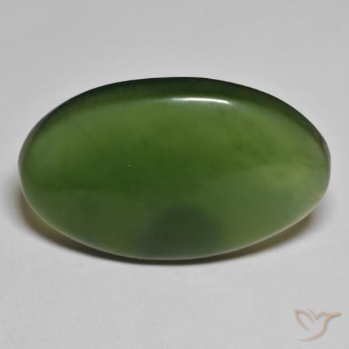 28.03ct 天然 海藻绿 蛇纹石, 椭圆形, 半透明