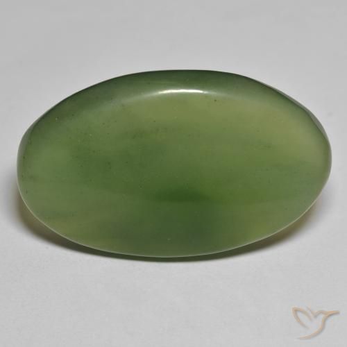 42.73ct 天然 海藻绿 蛇纹石, 椭圆形, 半透明