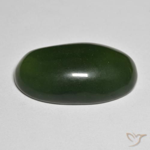 32.01克拉天然蛇纹石，椭圆形，半透明