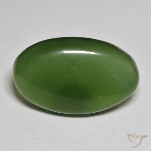 22.15ct 天然 海藻绿 蛇纹石, 椭圆形, 半透明