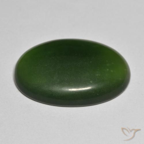 20.84克拉天然蛇纹石，椭圆形，半透明