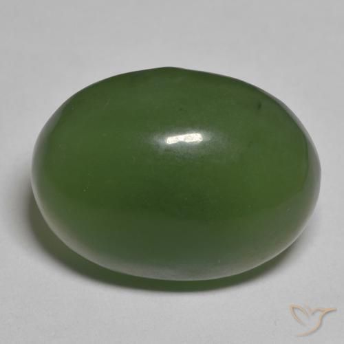 14.04ct 天然 海藻绿 蛇纹石, 椭圆形, 半透明