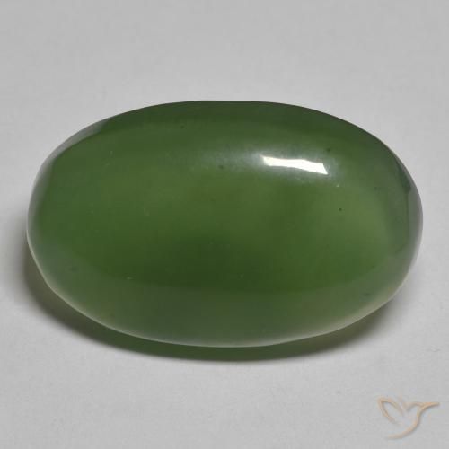 13.02ct 天然 海藻绿 蛇纹石, 椭圆形, 半透明