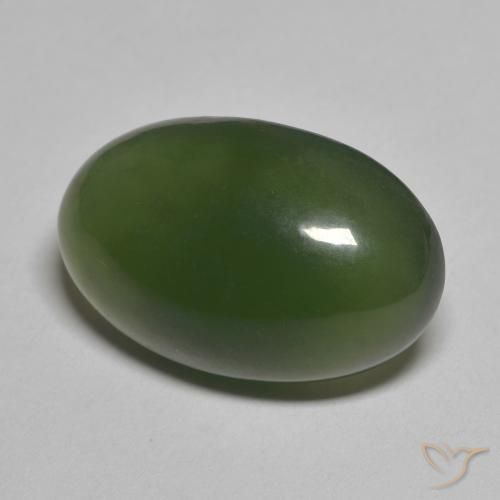 11.99克拉天然蛇纹石，椭圆形，半透明