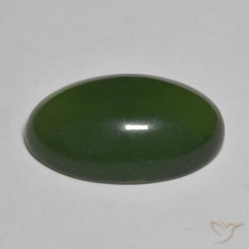 11.99克拉天然蛇纹石，椭圆形，半透明