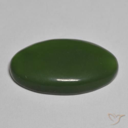 10.20克拉天然蛇纹石，椭圆形，半透明