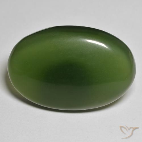 30.40ct 天然 海藻绿 蛇纹石, 椭圆形, 半透明