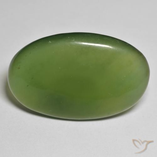 29.57ct 天然 海藻绿 蛇纹石, 椭圆形, 半透明