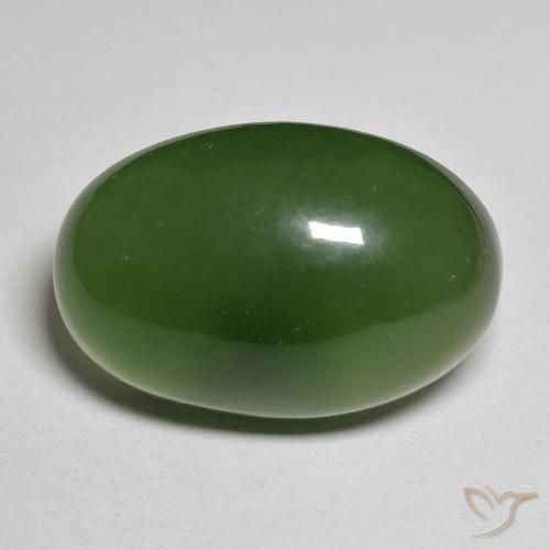 23.28ct 天然 暗绿色 蛇纹石, 椭圆形, 半透明