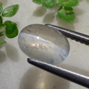 1.96克拉天然硅线石猫眼，椭圆形切割，透明